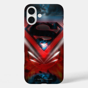 Superman Stylized   Futuristic Logo iPhone 16 Plus Case