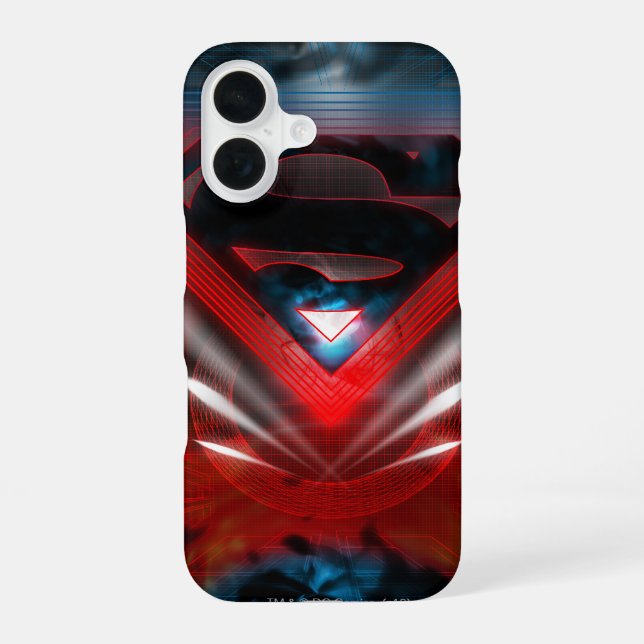 Superman Stylized | Futuristic Logo Iphone Case (Back)