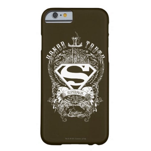 Superman Stylized  Honor Truth and Justice Logo Barely There iPhone 6 Case