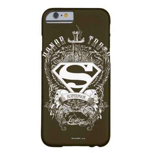 Superman Stylized  Honor Truth and Justice Logo Barely There iPhone 6 Case