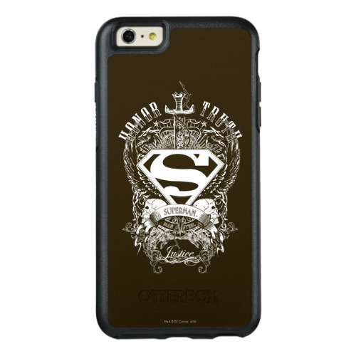 Superman Stylized  Honor Truth and Justice Logo OtterBox iPhone 66s Plus Case