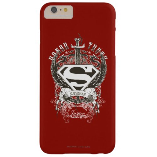 Superman Stylized  Honor Truth on White Logo Barely There iPhone 6 Plus Case