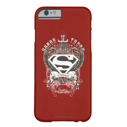 Superman Stylized  Honor Truth on White Logo Barely There iPhone 6 Case