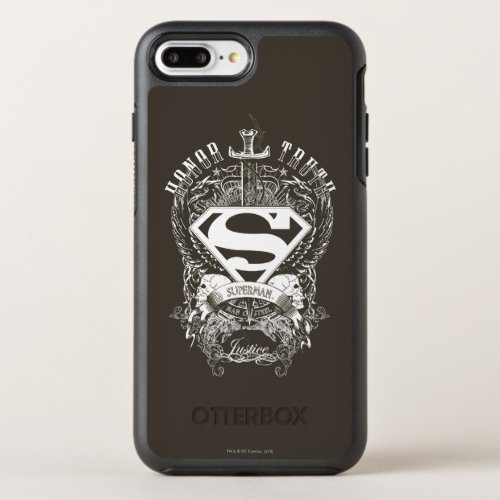 Superman Stylized  Honor Truth on White Logo OtterBox Symmetry iPhone 8 Plus7 Plus Case