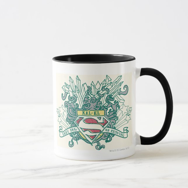 Superman Stylized | Kal-El Logo Mug (Right)