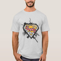 Stylized letters with Logo T-Shirt | Superman Zazzle Logo |