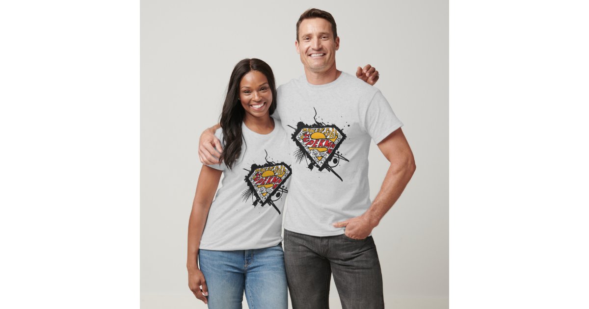 Superman Stylized | Logo with letters Logo T-Shirt | Zazzle