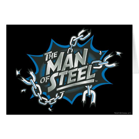 Superman Stylized | Man of Steel Splash Logo Cards (Front Horizontal)