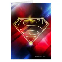 Solid Superman Logo Icon Rubber Stamp