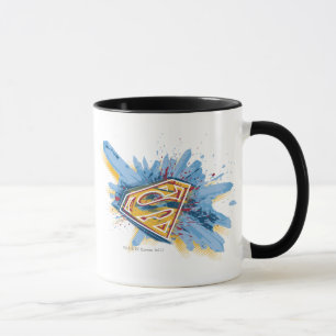 Superman Stylized Splash Logo Mug