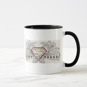 Superman Stylized Texture Logo Mug