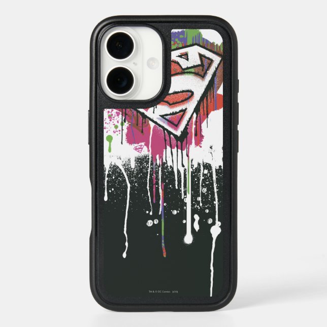 Superman Stylized | Twisted Innocence Logo Otterbox iPhone Case (Back)