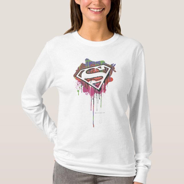 Superman Stylized | Twisted Innocence Logo T-Shirt (Front)