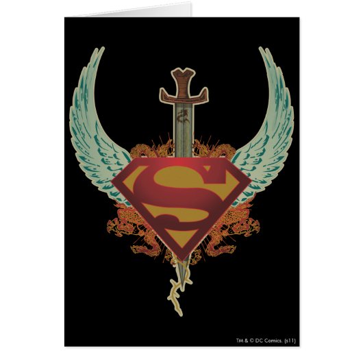 Superman Stylized | Wings Logo Cards (Front)