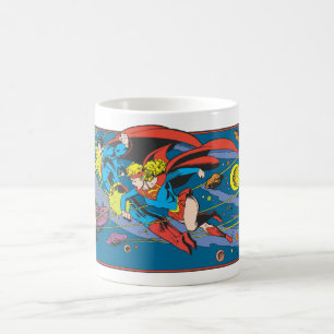 Superman & Supergirl Flying Coffee Mug