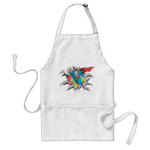 Superman Tears Thru Adult Apron