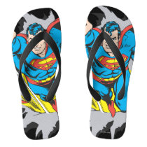 Superman Tears Thru Flip Flops