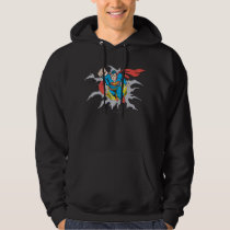 Superman Tears Thru Hoodie
