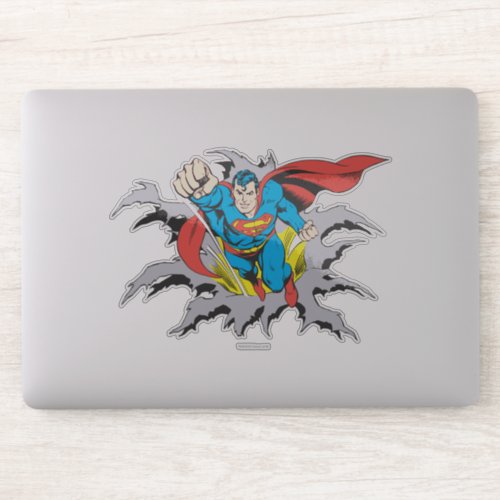 Superman Tears Thru Sticker