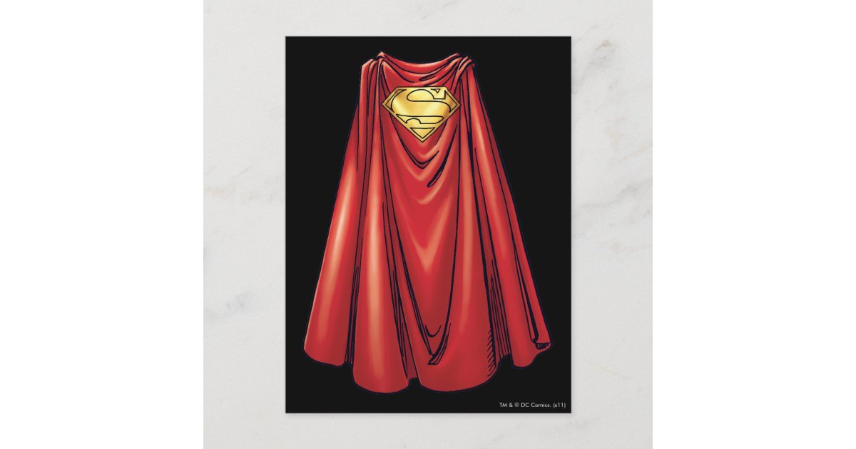 Superman The Cape Postcard Zazzle Com