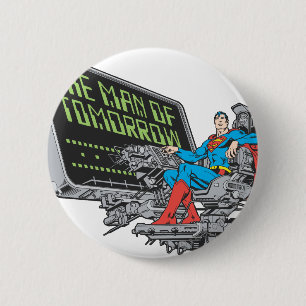Superman - The Man Of Tomorrow Pinback Button