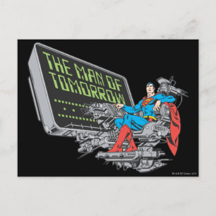 Superman - The Man Of Tomorrow Postcard
