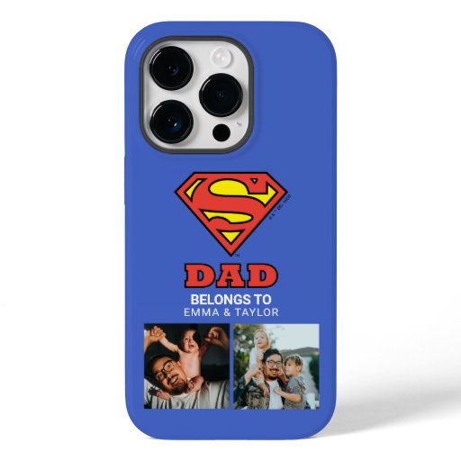 Superman | "This Super Dad Belongs To" Case-Mate iPhone 14 Pro Case