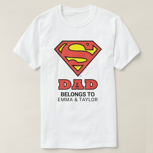 Superman  This Super Dad Belongs To T_Shirt