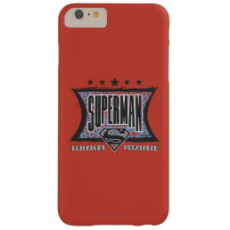 Superman Unrivaled, Unmatched Barely There iPhone 6 Plus Case