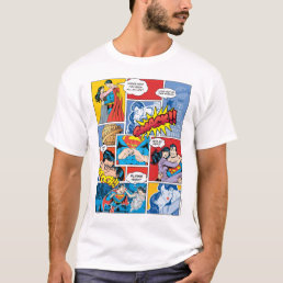 Superman Valentine&#39;s Day | Comic Book Collage T-Shirt