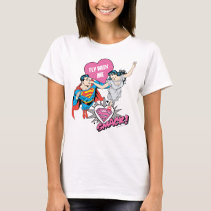 Superman Valentine's Day Fly With Me T-Shirt