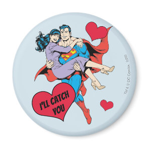 Superman Valentine's Day | I'll Catch You Magnet