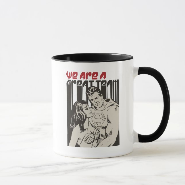 Superman Valentine's Day | We Are A Great Team Mug (Right)
