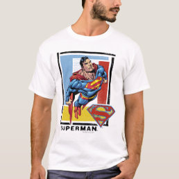 Superman with colorful background T-Shirt