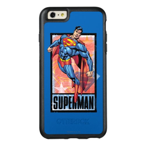 Superman with dark border OtterBox iPhone 66s plus case