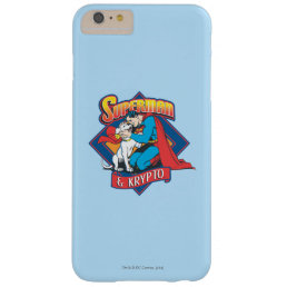Superman with Krypto Barely There iPhone 6 Plus Case