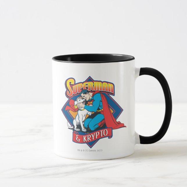 Superman with Krypto Mug (Right)
