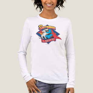 Superman with Krypto Tri-Blend Shirt