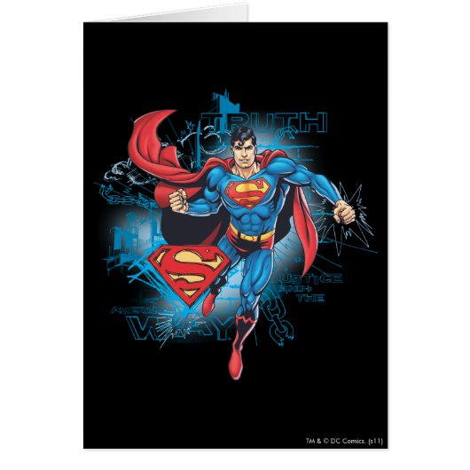 Superman with Logo Cards (Front)