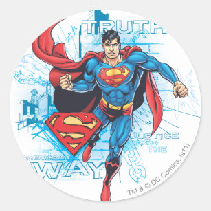 SUPERMAN Logo 4pc Set 1.5 Metal STICKER ADESIVO Premium Vinyl Gold Metallic Finish Officially Licensed DC Comics Originals 