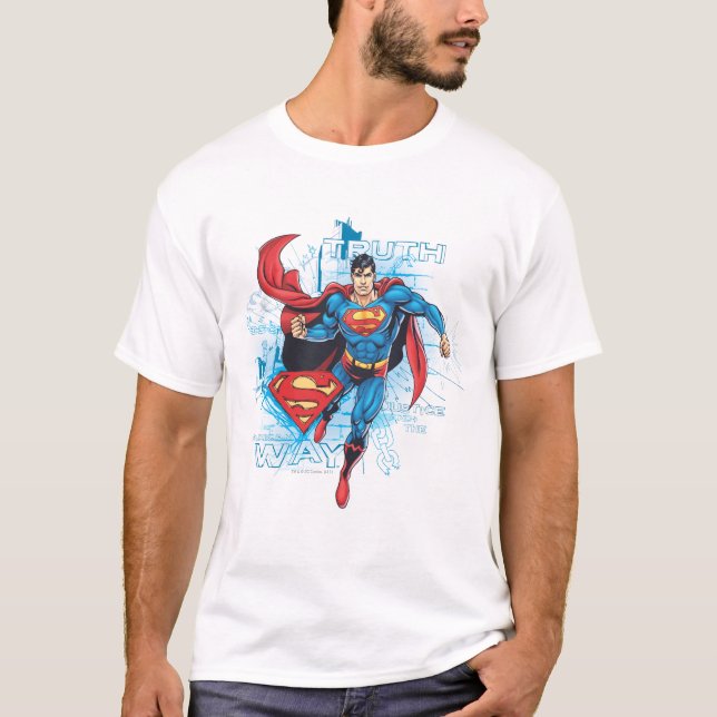 Superman with Logo T-Shirt (Front)