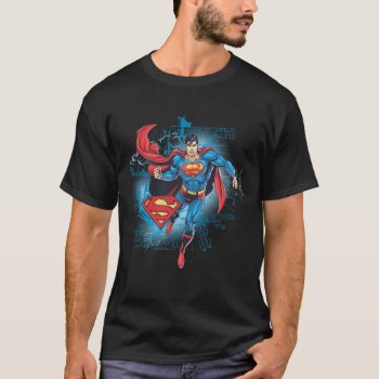 Superman With Logo T-shirt by superman at Zazzle