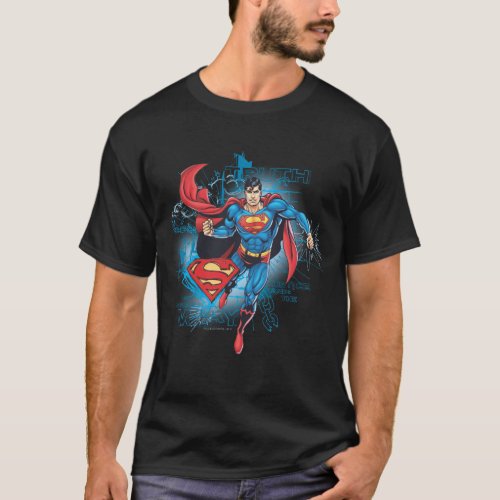 Superman with Logo T_Shirt