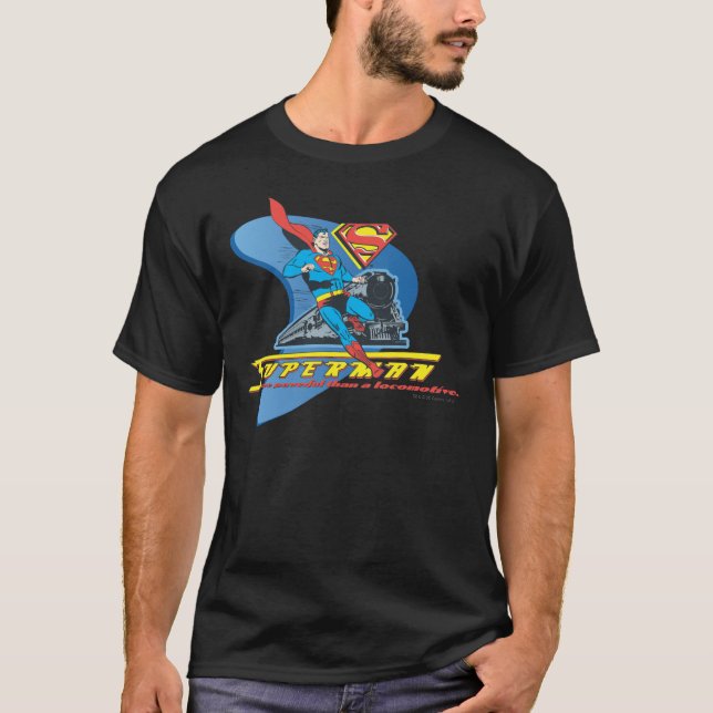 Superman with train - Color T-Shirt (Front)