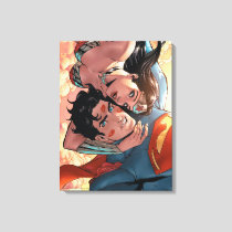 Superman/Wonder Woman Comic Cover #11 Variant Canvas Print