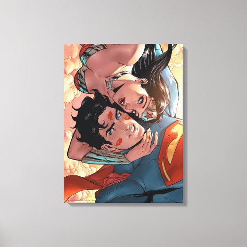 SupermanWonder Woman Comic Cover 11 Variant Canvas Print