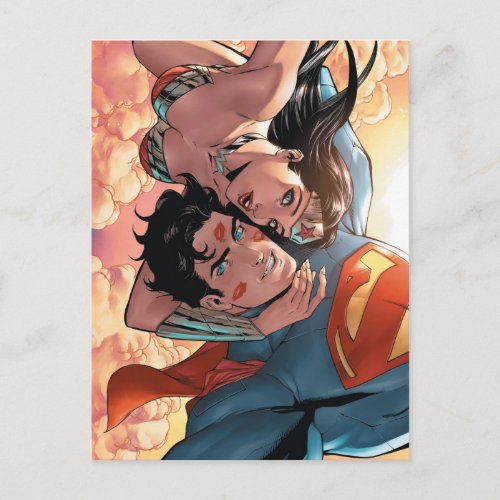 SupermanWonder Woman Comic Cover 11 Variant Postcard