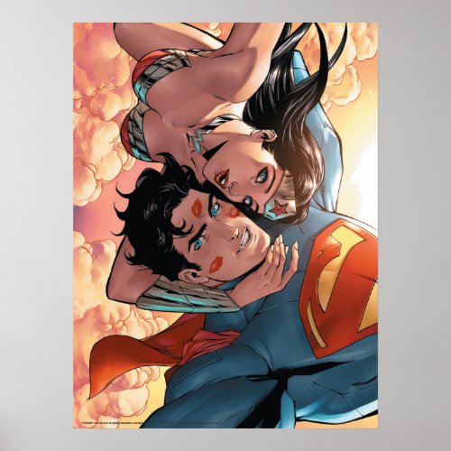 SupermanWonder Woman Comic Cover 11 Variant Poster