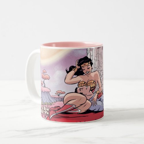 SupermanWonder Woman Comic Cover 14 Variant Two_Tone Coffee Mug