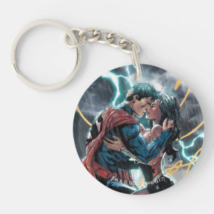 Superman/Wonder Woman Comic Promotional Art Keychain